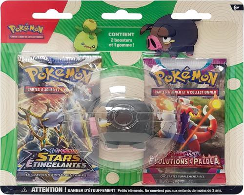 un Pack Pokémon Avec Boosters Et Gomme