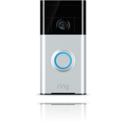 Une Sonnette Video avec wifi couleur Nickel Satine Ring