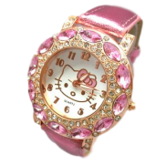 une Montre Strass Hello Kitty Rose