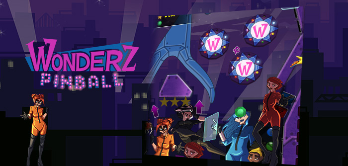 The Wonderz take you into their world with this very nice pinball game!