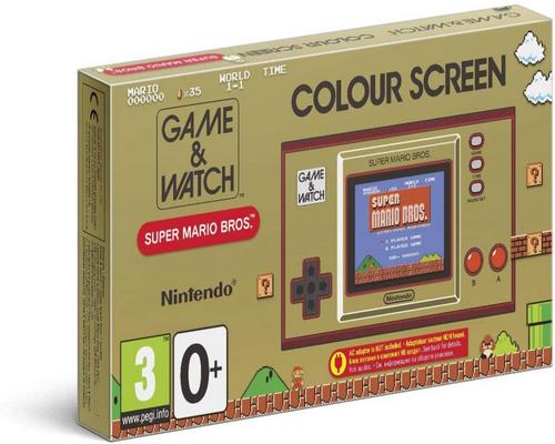 un Super Nintendo Game Watch Sm Bros System