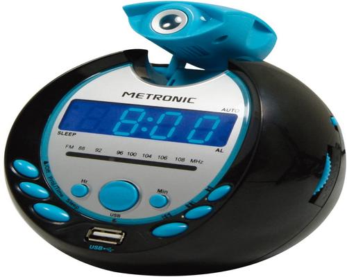 un Radio-Réveil Metronic 477016 Sportsman Avec Port Usb