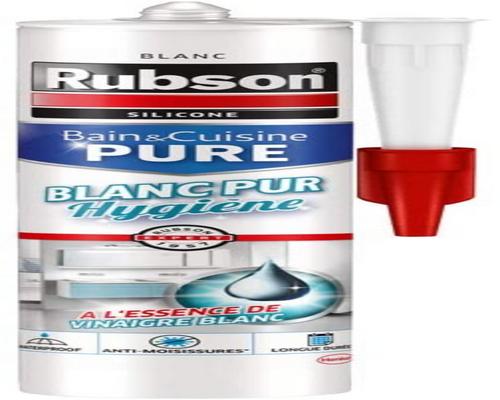 un Mastic Rubson Bain & Cuisine Blanc Pur Hygiène