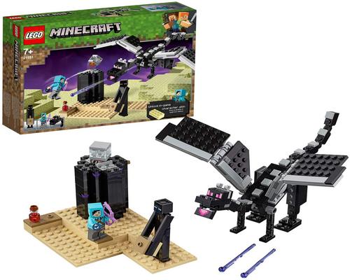 un Jeu Lego Minecraft La Bataille De L'End Jeu De