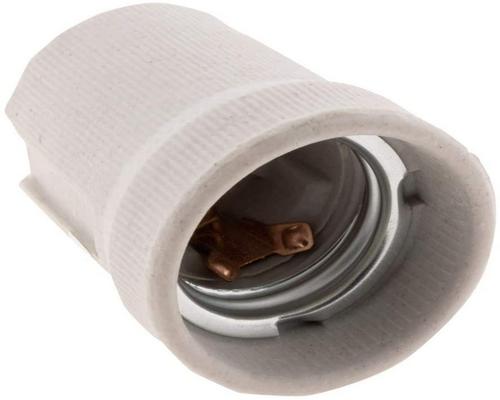 une Douille E27 Porcelaine À Vis
