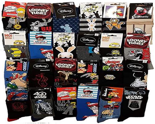 une Chaussette Pack De Licence Fantaisies Assorties
