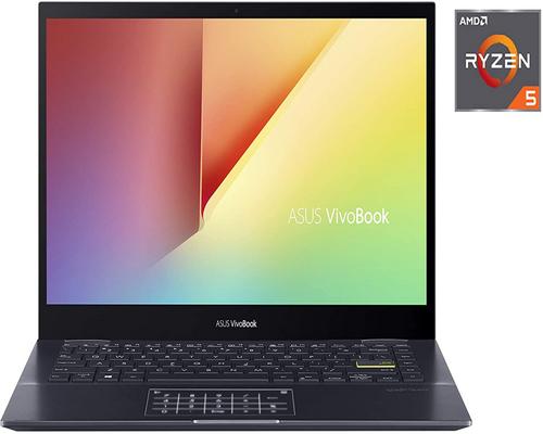 un Ordinateur Asus Vivobook Tm420Ia-Ec020T Pc Tactile Et Convertible 14'' Fhd Touch