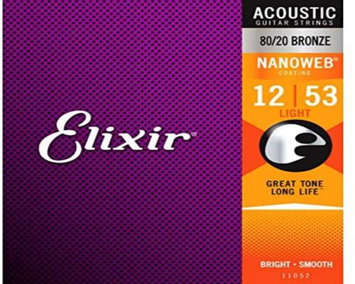 une Corde Elixir En Bronze 80/20 Avec Revêtement Nanoweb