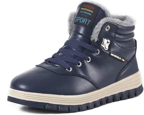une Paire De Bottes Iceunicorn Hiver Neige De Randonnée Marche Antidérapant En Plein Air
