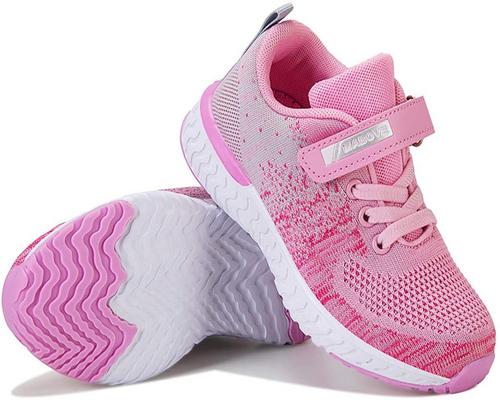 une Paire De Baskets Fille De Enfant Sneakers De Course Confortable