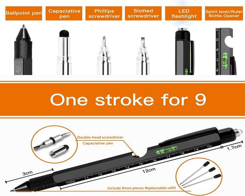 un Stylo Multifonction 9 En 1 Pour Un Cadeau Original