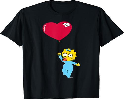 un T-Shirt "The Simpsons Maggie Heart Balloon Valentine'S Day"