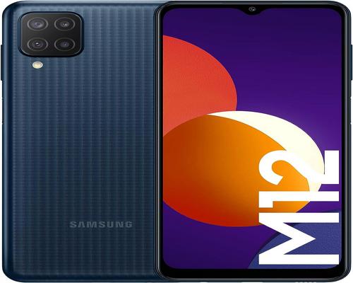 un Smartphone Samsung Galaxy M12 Noir