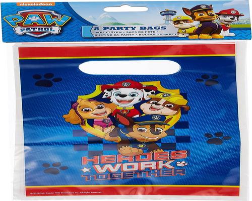 un Ensemble De Sacs De Fête Amscan Paw Patrol