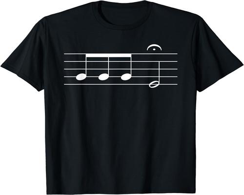 un Accessoire Beethoven 5Th Symphony Notes - Compositeur De Musique T-Shirt