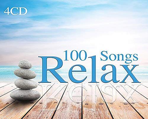 un Cd 100 Songs Relax - Instrumental Relaxing Music, Nature Sounds, Lounge, Chillout, Spa And Meditation Music [4Cds]