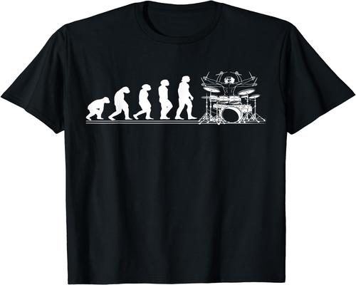 une Baguette Cadeau Du Batteur Evolution Drummer Tambours T-Shirt