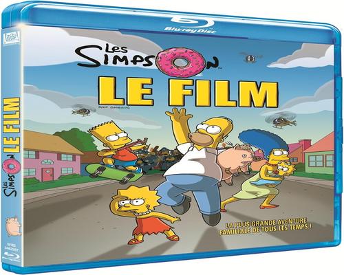 un Blu-Ray De "Les Simpson-Le Film"