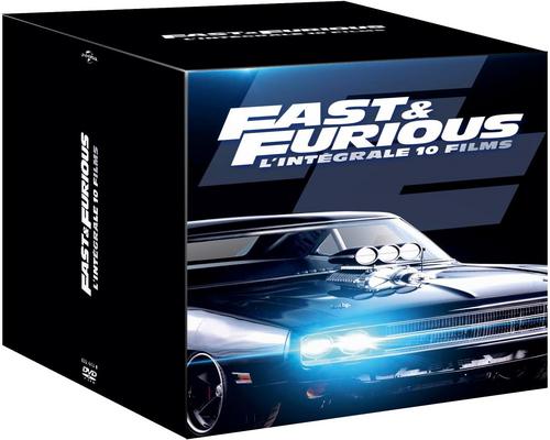 un Coffret Dvd Fast And Furious - L'Intégrale 10 Films