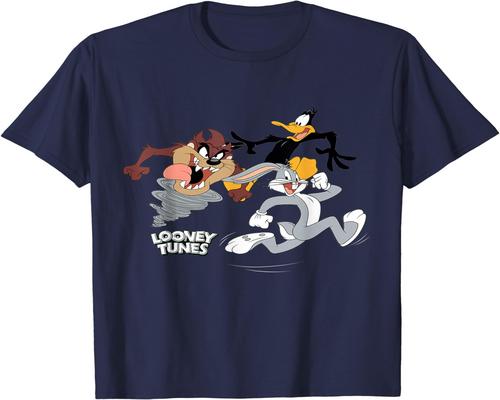 un T-Shirt Looney Tunes Bugs Daffy Taz 01