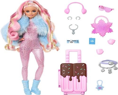 un Jeu Barbie Extra Cool Voyage Articulée