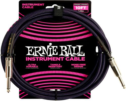 un Câble Tressé Pour Instrument Ernie Ball