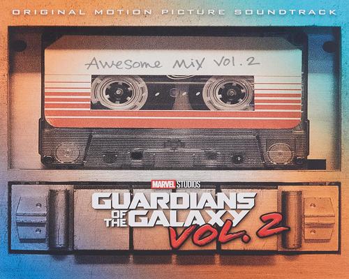 une Bande Guardians Of The Galaxy Vol. 2 : Awesome Mix Vol. 2 [Vinyle Couleur Orange Et Blanc - Tirage Limité]