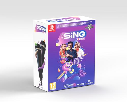 un Pack Let'S Sing 2024 Avec 2 Micros Pour Nintendo Switch