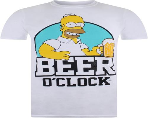 un T-Shirt Homme Simpsons Beer O Clock