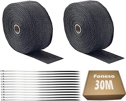 un Kit De Bande Thermique D'Échappement En Titane