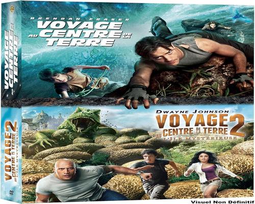 un Coffret Dvd De "Voyage Au Centre De La Terre 1 + 2"