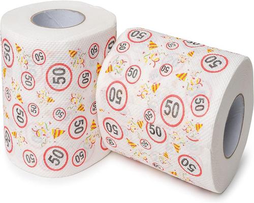 un Lot De Rouleaux De Papier Toilette Happy Birthday