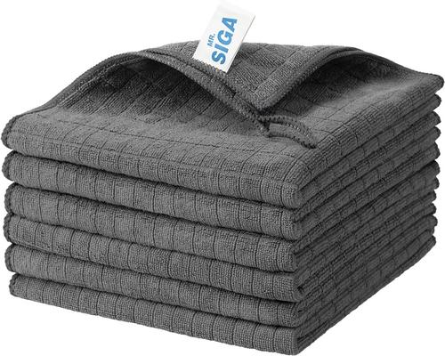 un Lot De 6 Chiffons De Nettoyage En Microfibre Mr.Siga