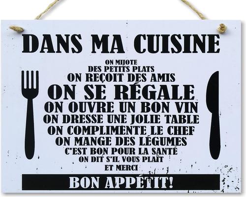 une Plaque Décorative De Cuisine Carispibet