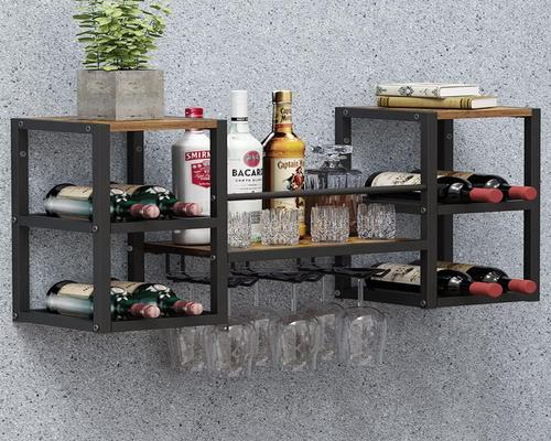 une Étagère À Vin Murale Industrielle Vedecasa