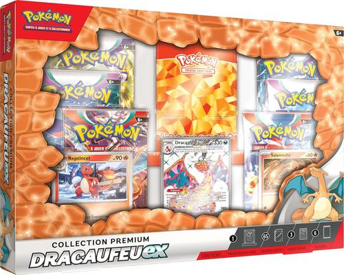 un Coffret Premium Pokémon Dracaufeu-Ex