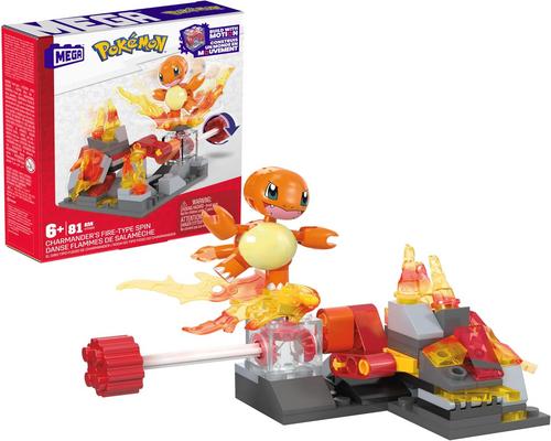 un Jouet De Construction Mega Pokémon Salamèche