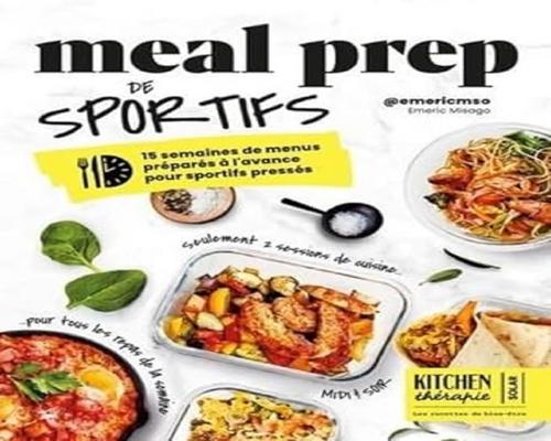 un Livre "Meal Prep De Sportifs"