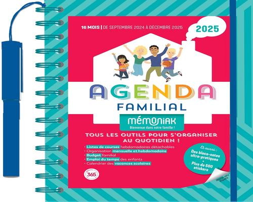 un Livre "Agenda Familial Mémoniak 2024-2025"