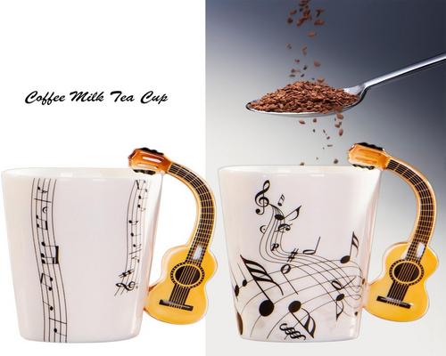 une Tasse À Café Créative Exogio Avec Anse Guitare
