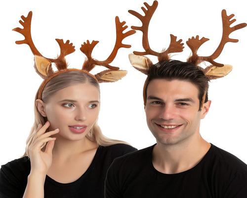 un Lot De Bandeaux En Bois Avec Oreilles De Renne De Joyin