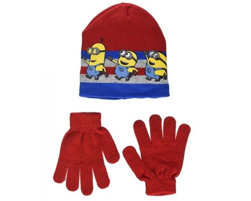 Un Ensemble de Bonnet et Gants Minion