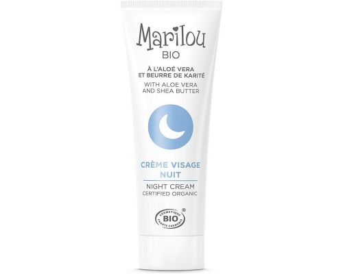Une Crème de Nuit Visage MARILOU BIO