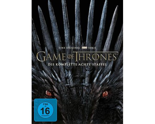 Un coffret DVD de la saison 8 de Game of Thrones