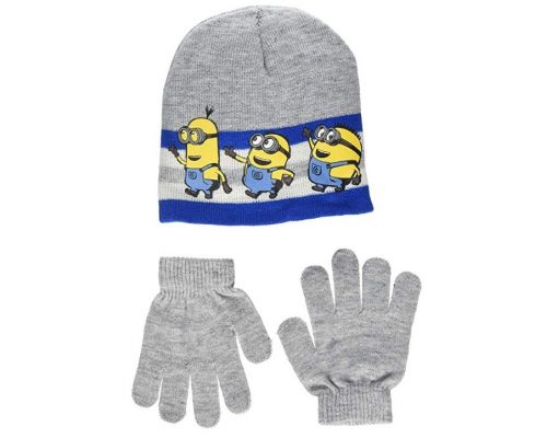 Un Ensemble de Bonnet et Gants Minion