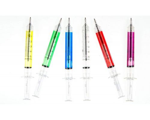 Un Lot de 6 Stylos Seringue 