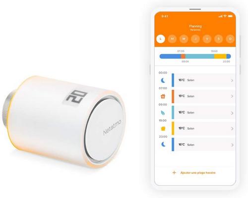 een Netatmo Thermostat Ique Connected and Intelligent Head