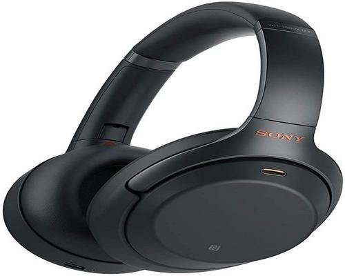 Fones de ouvido sem fio Sony Wh-1000Xm3 com cancelamento de ruído para chamadas telefônicas