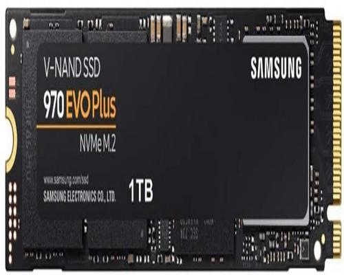 ett Samsung Internal 970 Evo Plus Nvme M.2 SSD-kort