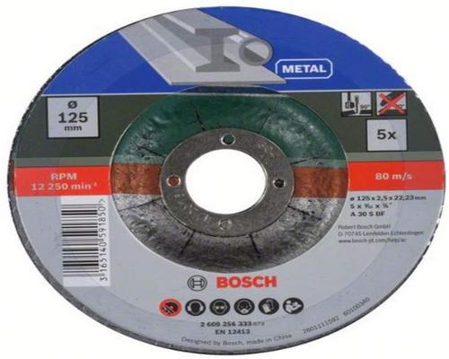 a Bosch 2609256333 Diâmetro dos discos de corte 125 mm